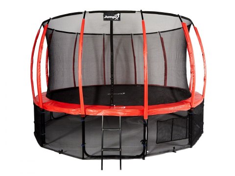 Trampolina Ogrodowa 435cm/14ft czerwona Maxy Comfort Plus Z Wewnętrzną siatką Trampolina Ogrodowa 435cm/14ft czerwona Maxy Comfort Plus Z Wewnętrzną siatką