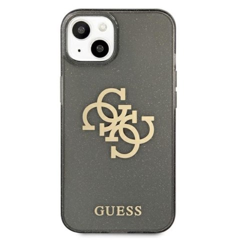 Guess Glitter 4G Big Logo - Etui iPhone 13 mini (czarny) Guess Glitter 4G Big Logo - Etui iPhone 13 mini (czarny)
