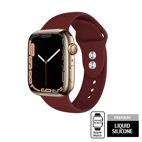 Crong Liquid - Pasek do Apple Watch 38/40 mm (bordowy) Crong Liquid - Pasek do Apple Watch 38/40 mm (bordowy)