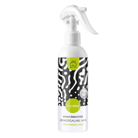 Płyn uniwersalny pomarańczowo-lawendowy butelka 250ml KLAREKO MINI Płyn uniwersalny pomarańczowo-lawendowy butelka 250ml KLAREKO MINI