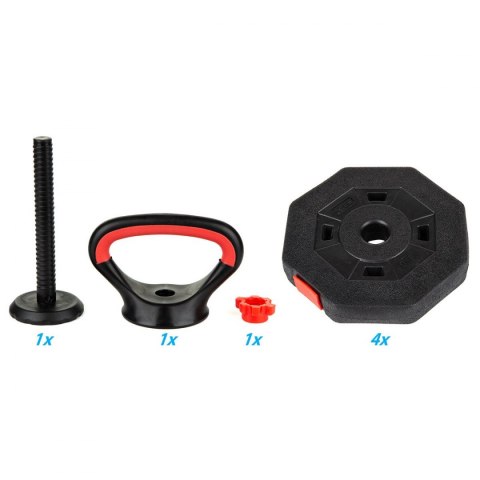HANTLA KOMPOZYTOWA KETTLEBELL 2W1 10KG EB FIT HANTLA KOMPOZYTOWA KETTLEBELL 2W1 10KG EB FIT