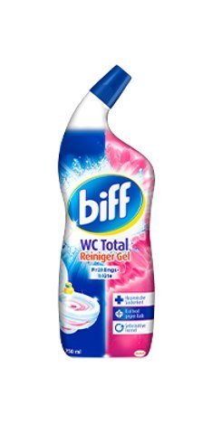 Biff WC Total Reiniger Gel Fruhlingablute 750 ml