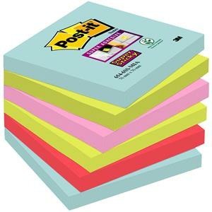 KARTECZKI POST-IT SUPER STICKY 76 X 76 MM MIX KOLOR KARTECZKI POST-IT SUPER STICKY 76 X 76 MM MIX KOLOR