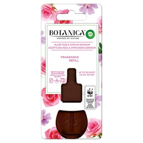 Air Wick Botanica Egzotyczna Róża & Afrykańskie Geranium Wkład 19 ml